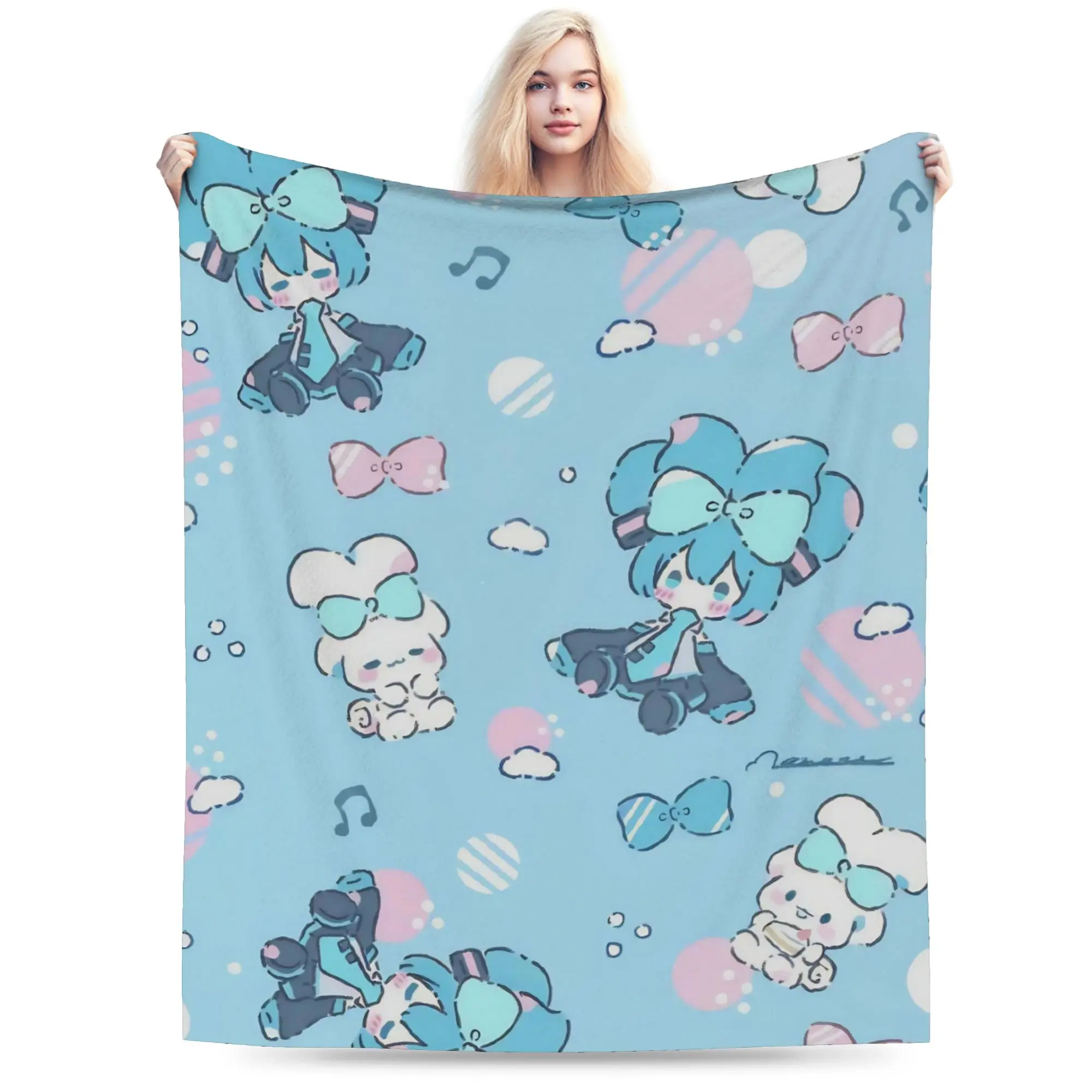 Hatsune Miku Anime Blankets Fleece Spring Autumn Multifunction Lightweight Throw Blanket for Bedding Car Plush Thin Quilt
Hatsune Miku Anime Blankets Fleece Spring Autumn Multifunction Lightweight Throw Blanket for Bedding Car Plush Thin Quilt