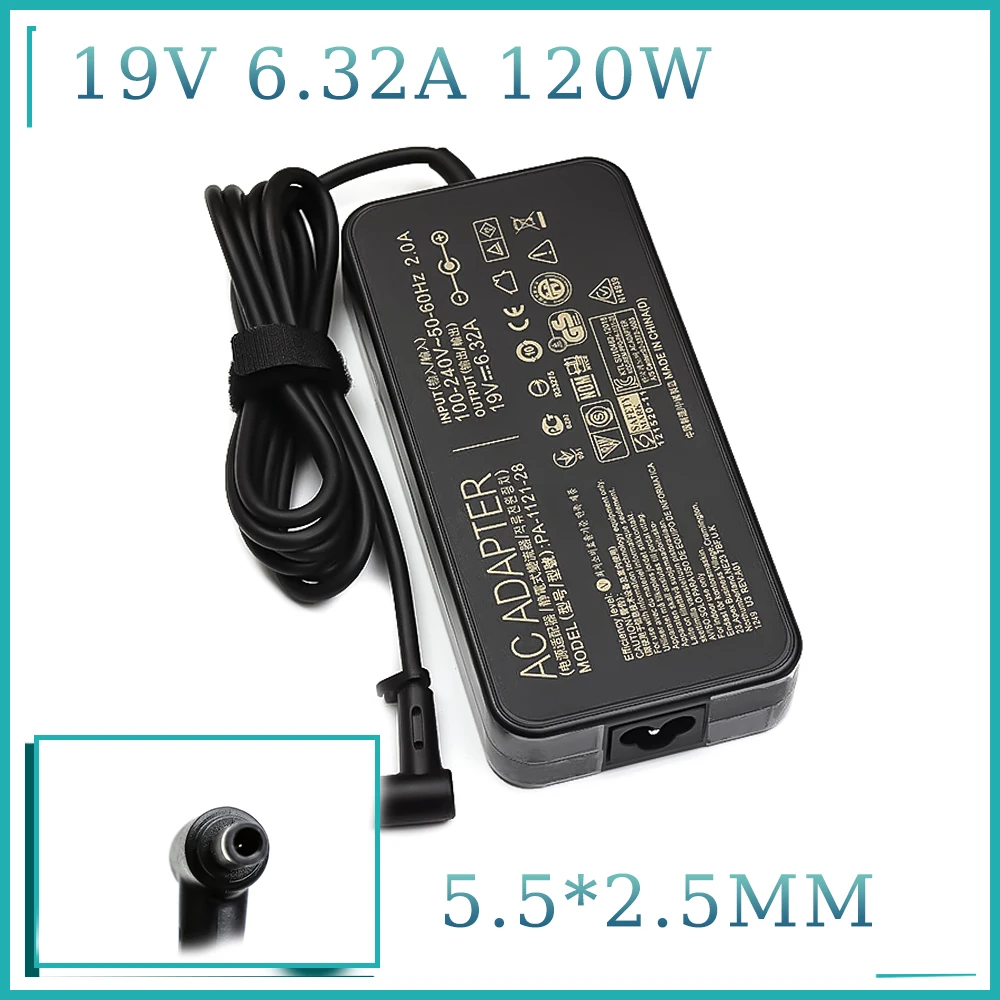 19V 6.32A 120W 6.0*3.7mm Adapter Power Charger For Asus TUF Gaming FX705GM FX705GE FX705GD FX505 FX505GD FX505GE FX505GD FX505DY
19V 6.32A 120W 6.0*3.7mm Adapter Power Charger For Asus TUF Gaming FX705GM FX705GE FX705GD FX505 FX505GD FX505GE FX505GD FX505DY
