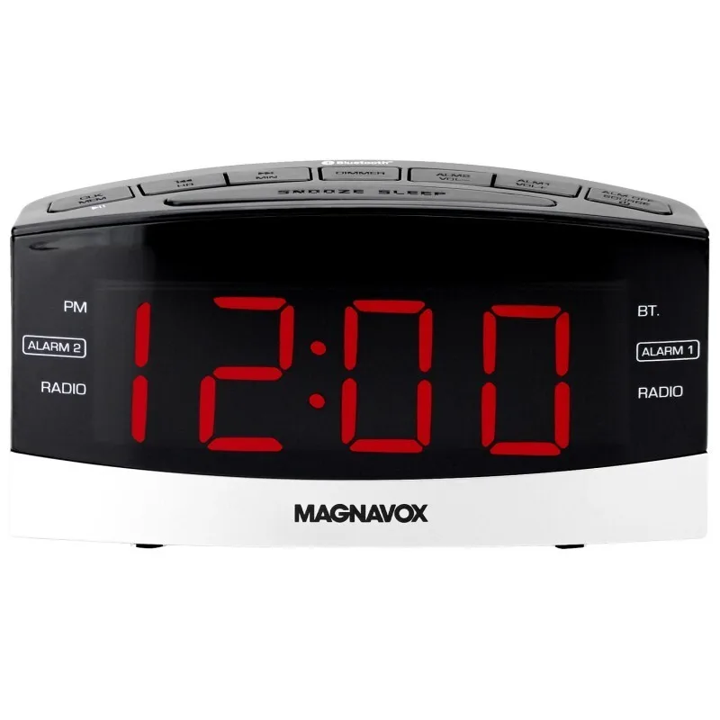 MAGNAVOX MR41806BT 1,8-дюймовый двойной будильник с Bluetooth, светодиодный дисплей, AM/FM
MAGNAVOX MR41806BT 1,8-дюймовый двойной будильник с Bluetooth, светодиодный дисплей, AM/FM