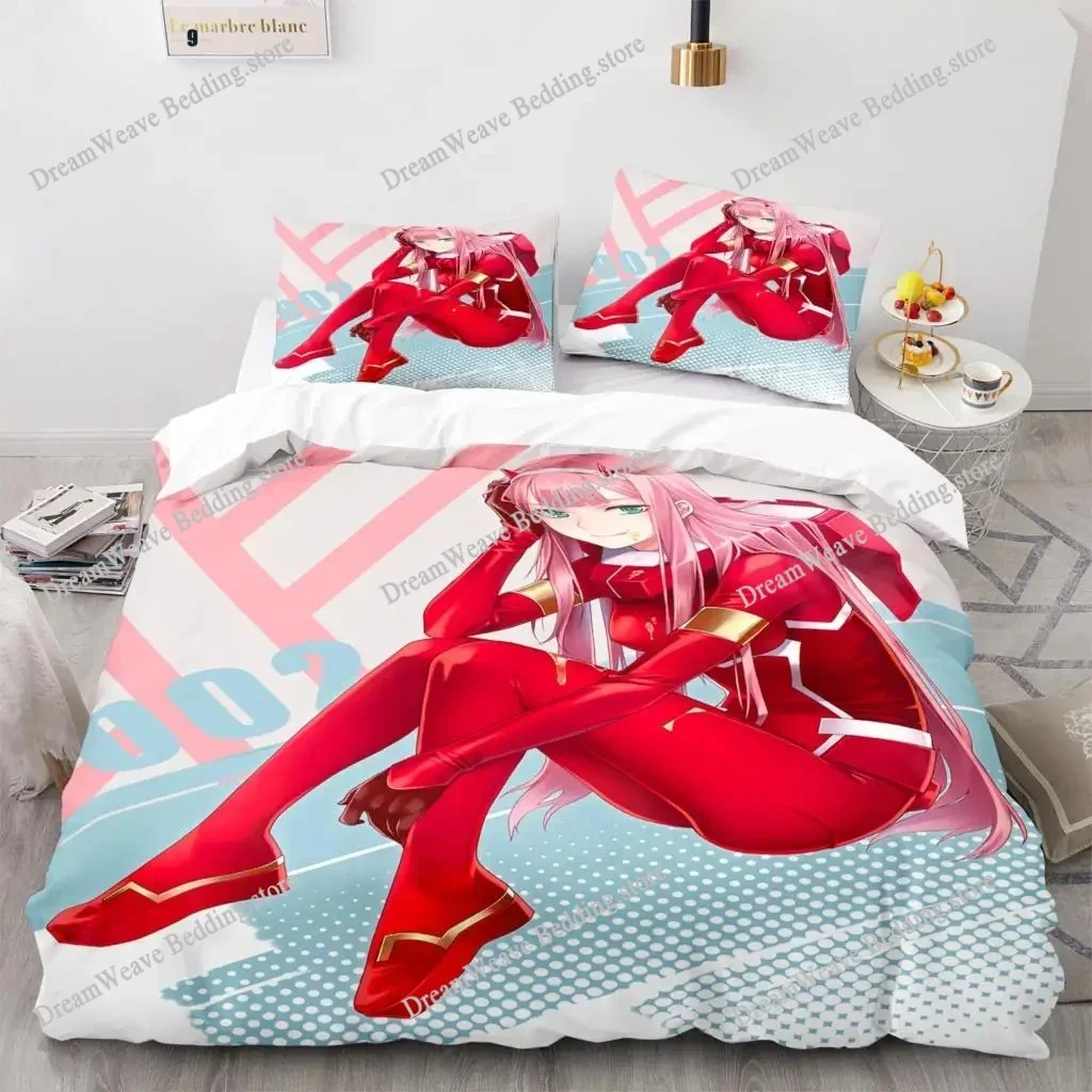 Darling in The Franxx Zero Two 02 Cartoon Poster Sheets Quilt Covers Bedding Dormitory Sheets Bedding Set Soft Warm Bedding Set
Darling in The Franxx Zero Two 02 Cartoon Poster Sheets Quilt Covers Bedding Dormitory Sheets Bedding Set Soft Warm Bedding Set