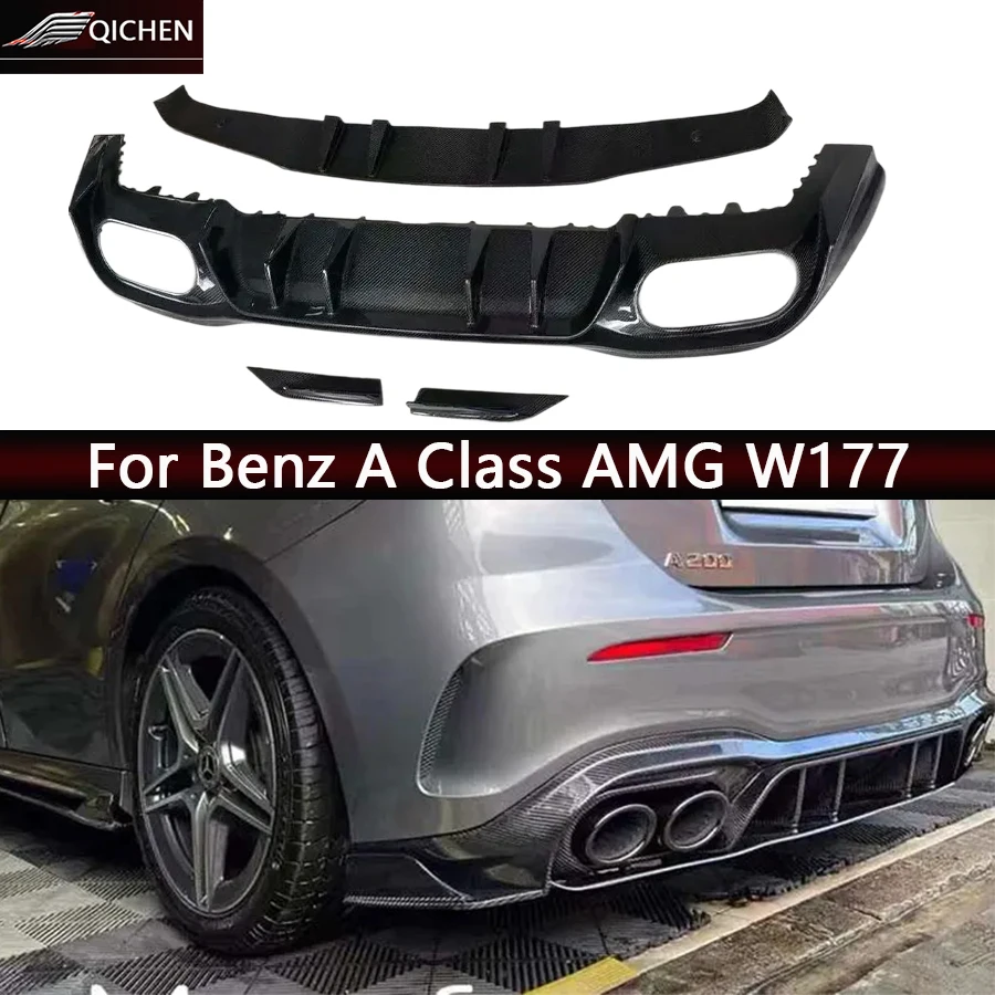 For Mercedes Benz A Class AMG W177 A220 A260 A45 2019+ Carbon Fiber Back lip Car Bumper Diffuser Rear Splitters Spoiler body kit
For Mercedes Benz A Class AMG W177 A220 A260 A45 2019+ Carbon Fiber Back lip Car Bumper Diffuser Rear Splitters Spoiler body kit
