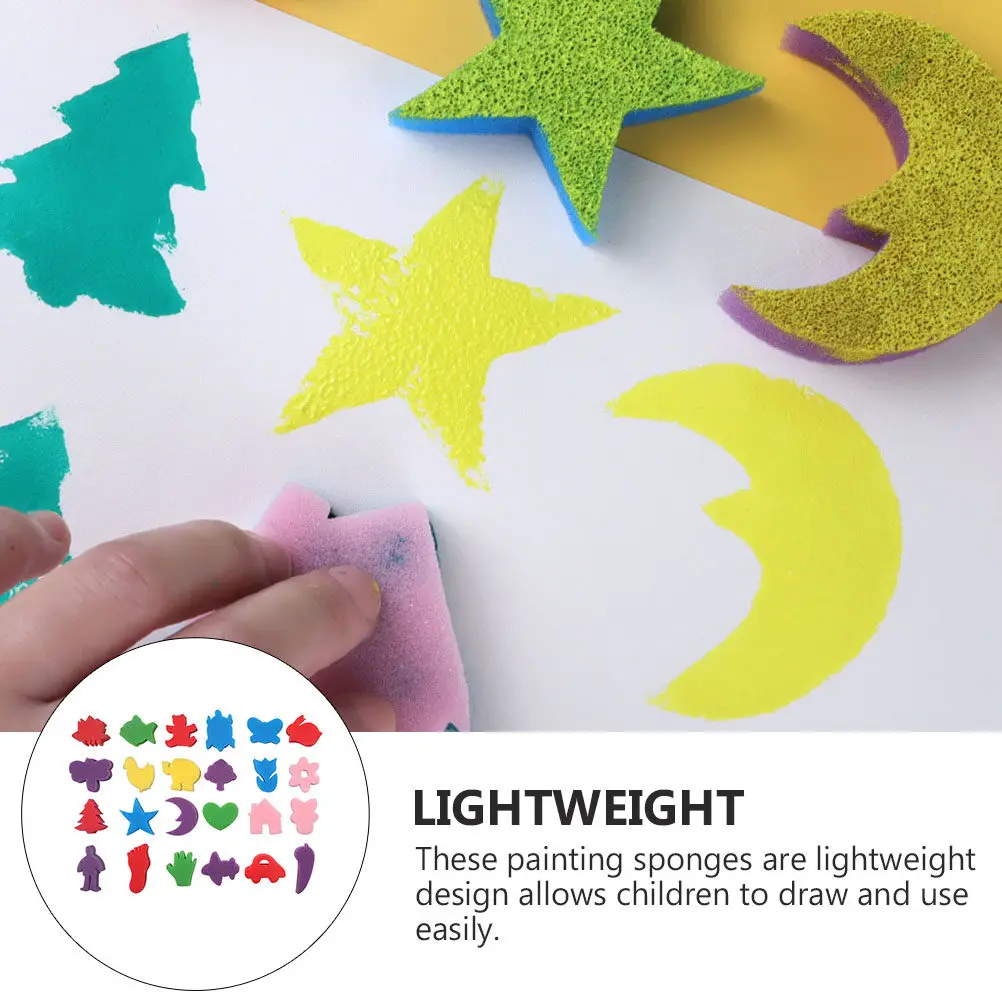 48Pcs Painting Sponge Seal Art Craft DIY Set Kids Graffiti Stamps Children Painting Supplies Educational Sponge Blocks
48Pcs Painting Sponge Seal Art Craft DIY Set Kids Graffiti Stamps Children Painting Supplies Educational Sponge Blocks