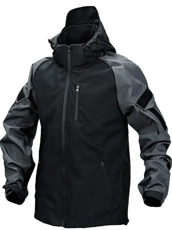 Тактическая ветровка-куртка свободного кроя для мужчин, из полиэстера, с длинными рукавами, на молнии, износостойкая, для активного отдыха
Тактическая ветровка-куртка свободного кроя для мужчин, из полиэстера, с длинными рукавами, на молнии, износостойкая, для активного отдыха