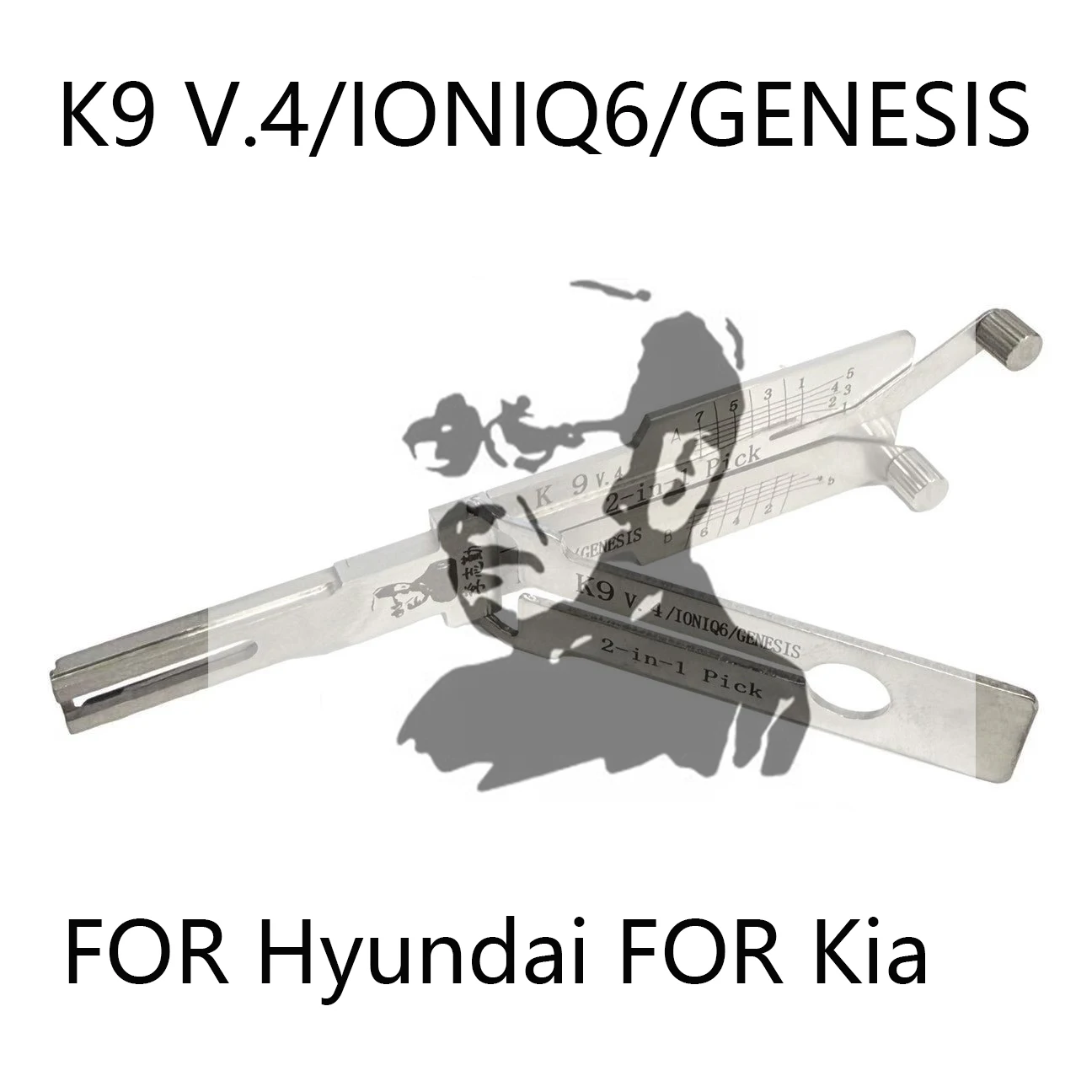 Lishi 2-In-1 LOCKSMITH TOOL K9 V4 Ioniq6 / Genesis FOR Up to 2024+ FOR Hyundai, FOR Kia, and FOR Genesis models
Lishi 2-In-1 LOCKSMITH TOOL K9 V4 Ioniq6 / Genesis FOR Up to 2024+ FOR Hyundai, FOR Kia, and FOR Genesis models
