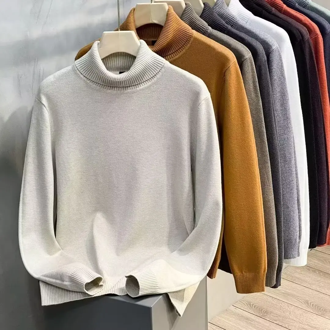 Slim Fit High Ne Long Sve Knitwear for Men Spring Autumn Winter Thin Sle Casual Sle round Ne Knitted irt
Slim Fit High Ne Long Sve Knitwear for Men Spring Autumn Winter Thin Sle Casual Sle round Ne Knitted irt