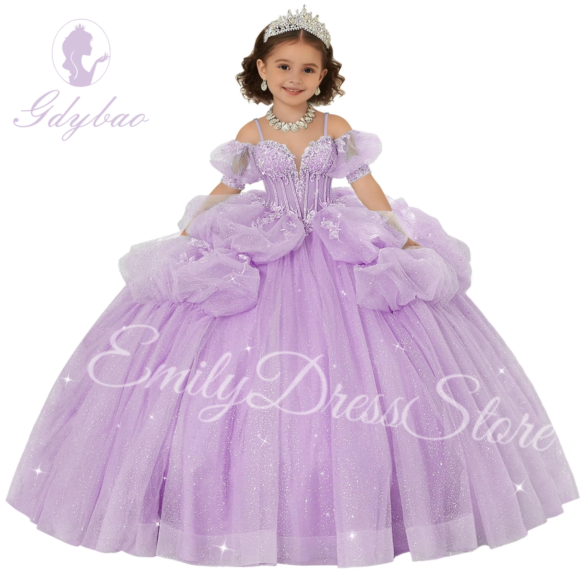 Customized Lavender Flower Girl Dress for Wedding Sleeveless Lace Puffy Applique Kids Birthday Party First Communion Gown
Customized Lavender Flower Girl Dress for Wedding Sleeveless Lace Puffy Applique Kids Birthday Party First Communion Gown