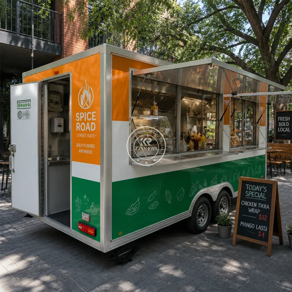 Mobile Hot Dog Food Truck Concession Ice Cream Cart Street Snack BBQ Food Trailer Mobile Coffee Cart With Full Kitchen
Mobile Hot Dog Food Truck Concession Ice Cream Cart Street Snack BBQ Food Trailer Mobile Coffee Cart With Full Kitchen