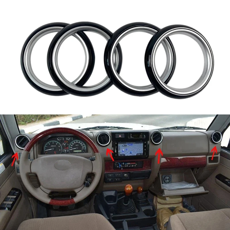 Car Interior Air Vent Cover Styling For Toyota Land Cruiser 70 76 Series LC70 LC76 LC79 Accessories
Car Interior Air Vent Cover Styling For Toyota Land Cruiser 70 76 Series LC70 LC76 LC79 Accessories