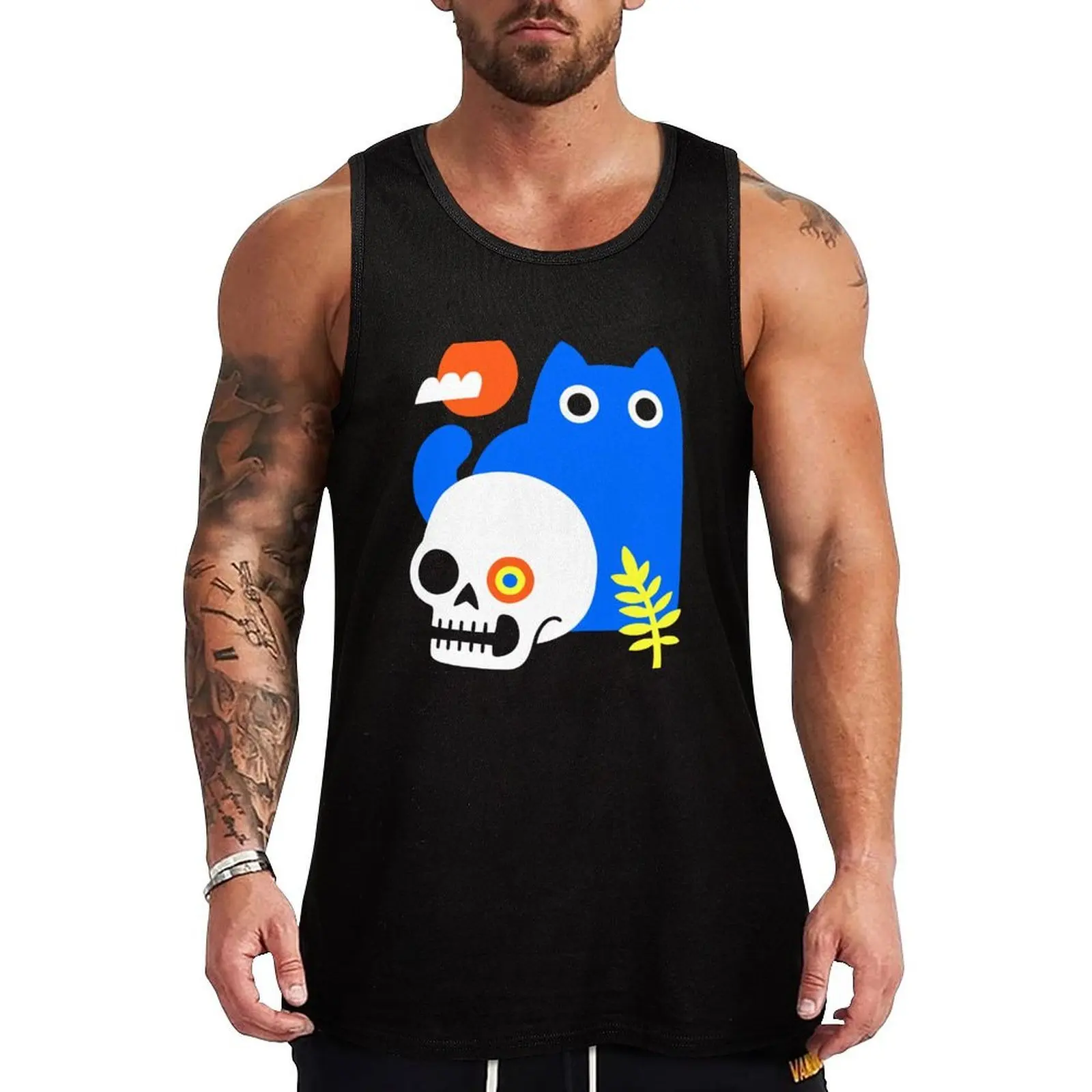 Little Blue Cat Tank Top bodybuilding for men T-shirt man gym t shirt men Gym t-shirt man
Little Blue Cat Tank Top bodybuilding for men T-shirt man gym t shirt men Gym t-shirt man