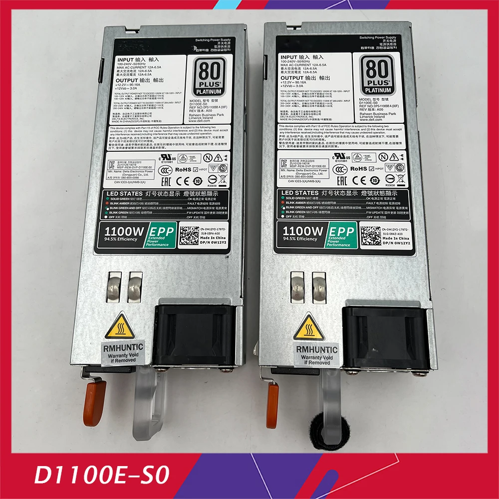 1 шт., 1100 Вт для DELL D1100E-S0, мощность сервера R730, PR21C, 0PR21C, идеальная проверка перед доставкой
1 шт., 1100 Вт для DELL D1100E-S0, мощность сервера R730, PR21C, 0PR21C, идеальная проверка перед доставкой