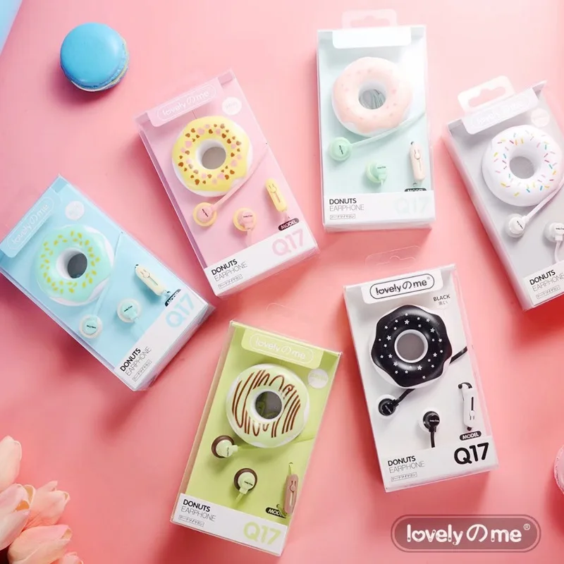 3.5mm Cute Wired Doughnut Earphones For Phones Tablet Laptop Gifts Line Control In Ear Hifi Stereo Kawaii Headphones with Mic
3.5mm Cute Wired Doughnut Earphones For Phones Tablet Laptop Gifts Line Control In Ear Hifi Stereo Kawaii Headphones with Mic