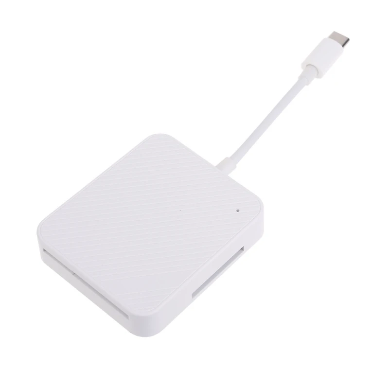 Type C Memory Card Reader for Cameras Supports CF SD Micro SD Cards Reading SM SD XD M2Memory Card Speed 480Mbps
Type C Memory Card Reader for Cameras Supports CF SD Micro SD Cards Reading SM SD XD M2Memory Card Speed 480Mbps