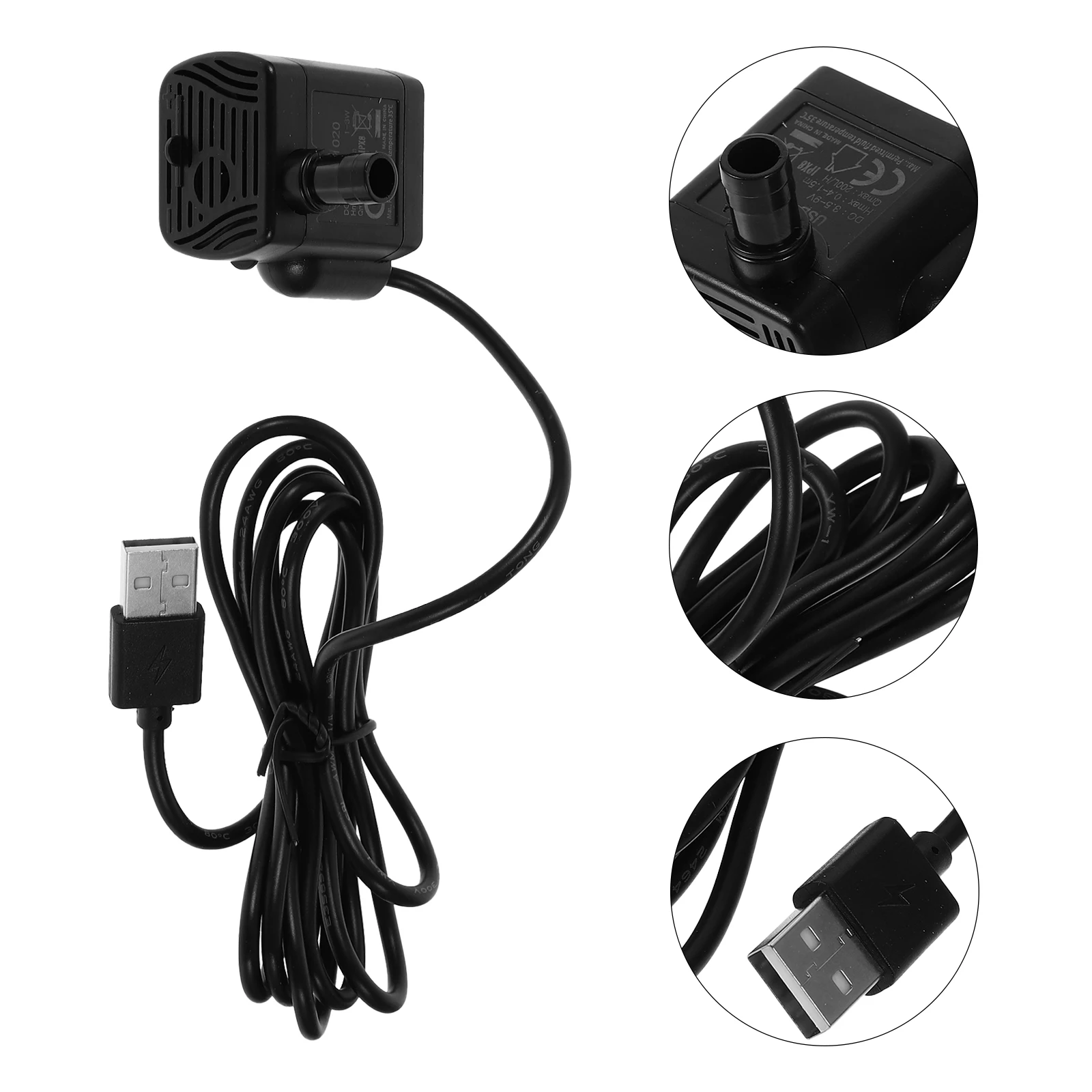 Micro Submersible Water Pump for Aquarium Fountains Fish Tank Black Mini Compact Low Noise Adjustable Flow Garden
Micro Submersible Water Pump for Aquarium Fountains Fish Tank Black Mini Compact Low Noise Adjustable Flow Garden
