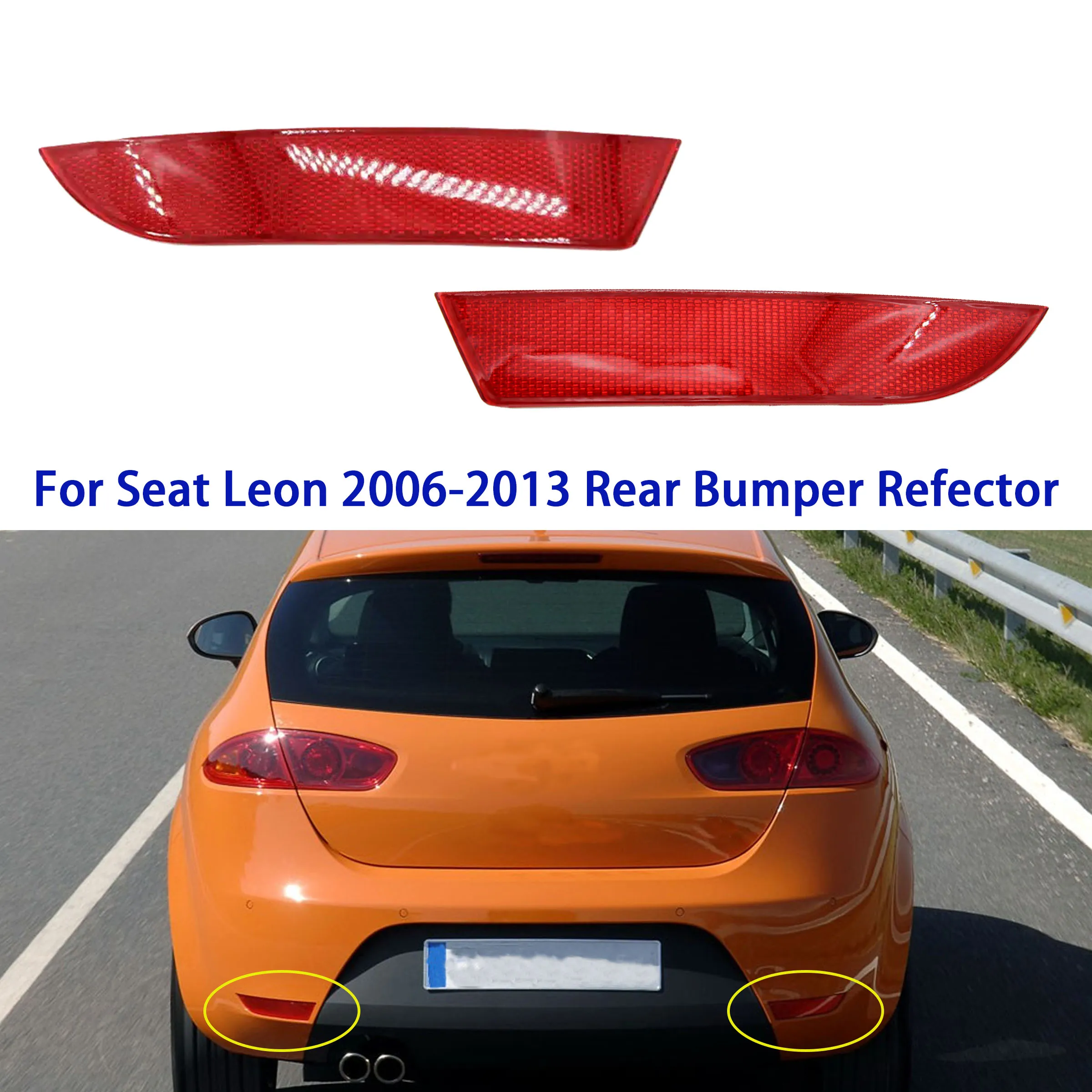 Auto Rear Bumper Reflector No Light Lens for Seat Cupra Leon 2006 2007 2008 2009 2010 2011 2012 2013 Car Replacement 1P0945105E
Auto Rear Bumper Reflector No Light Lens for Seat Cupra Leon 2006 2007 2008 2009 2010 2011 2012 2013 Car Replacement 1P0945105E