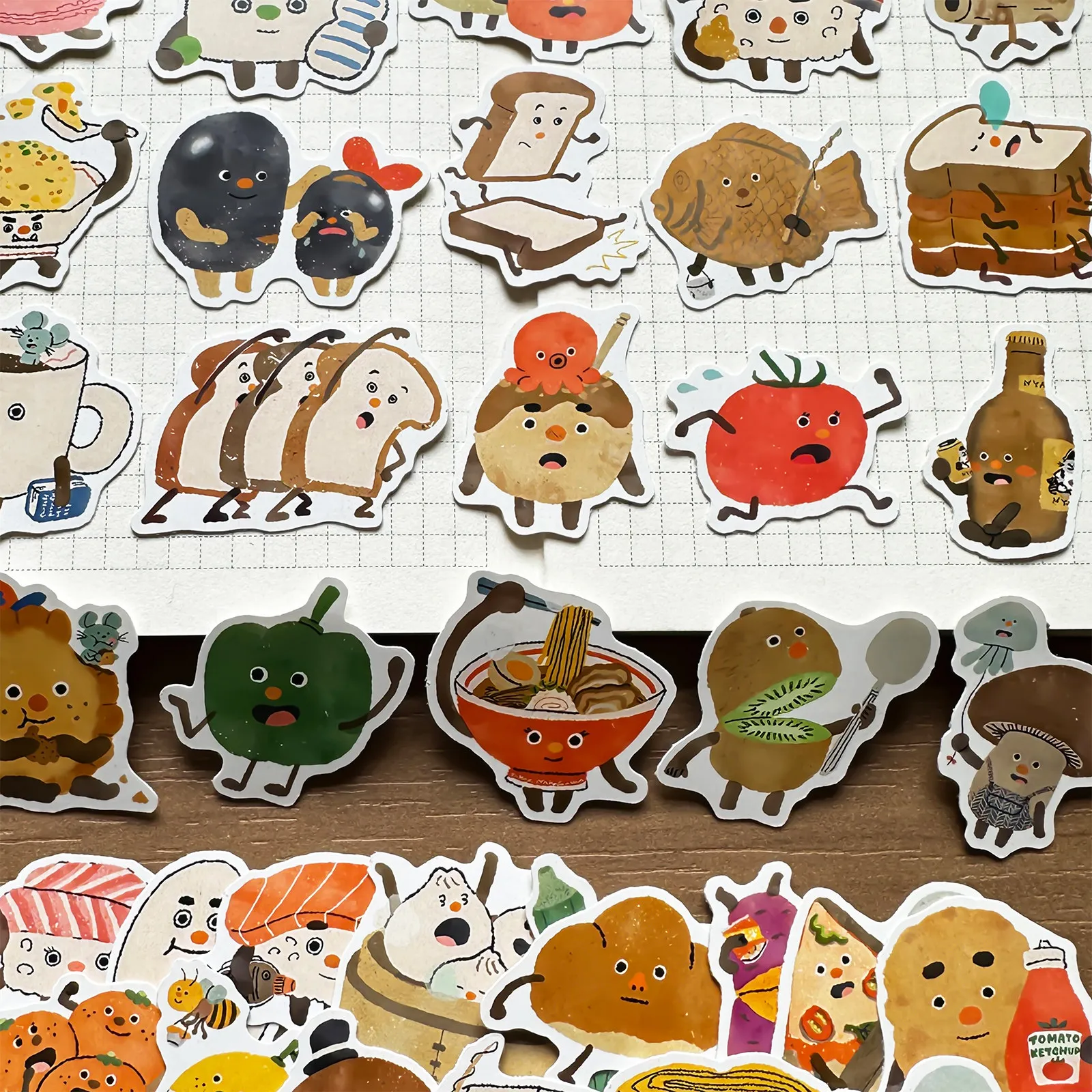 Anthropomorphic Cute Cartoon Food Stickers DIY Decorative Decals for Journal Phone Case Guka Card Laptop Scrapbook
Anthropomorphic Cute Cartoon Food Stickers DIY Decorative Decals for Journal Phone Case Guka Card Laptop Scrapbook