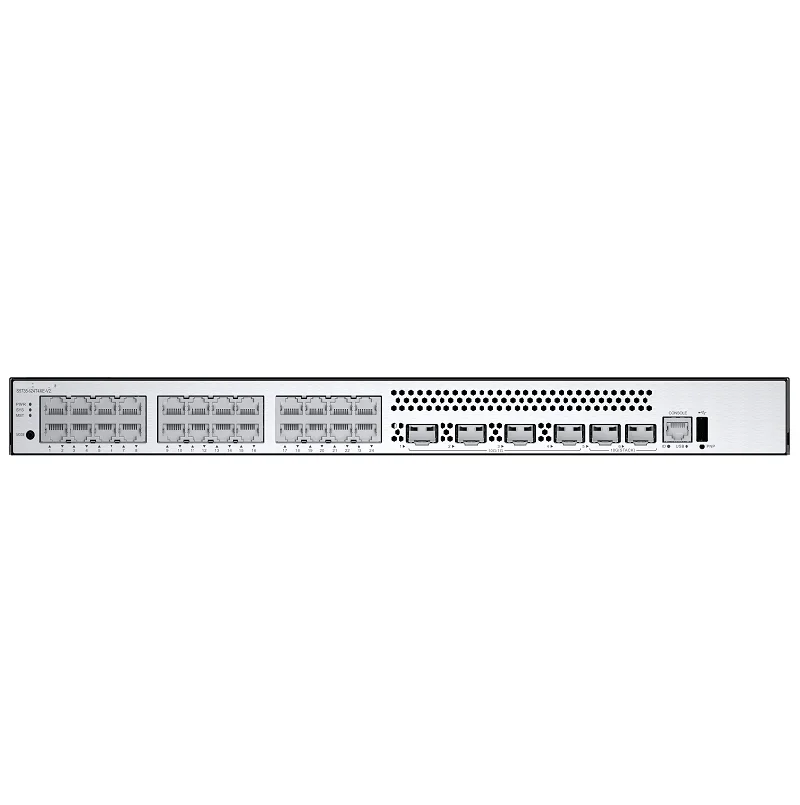 Сетевой коммутатор S5735-S24T4XE-V2 24*10/100/1000BASE-T 4*10G SFP+ порт 2*стоппорт 24-портовый коммутатор
Сетевой коммутатор S5735-S24T4XE-V2 24*10/100/1000BASE-T 4*10G SFP+ порт 2*стоппорт 24-портовый коммутатор