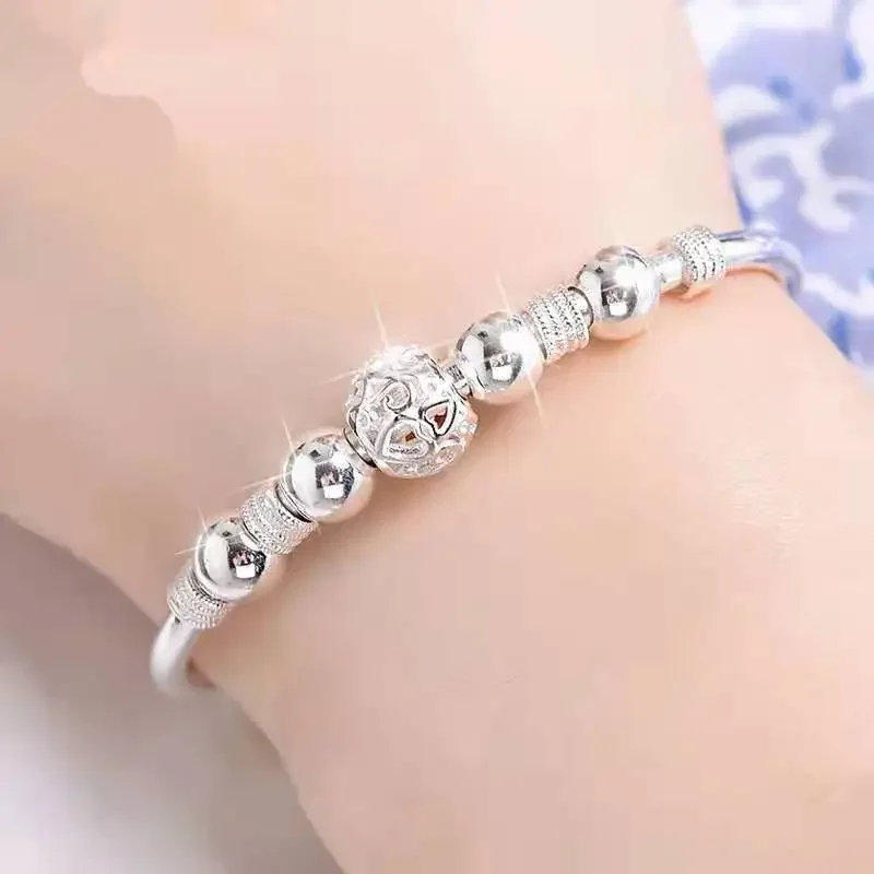 charms 925 sterling silver Luxury lucky Beads bracelets Bangles for women fashion classic party wedding jewelry Adjustable
charms 925 sterling silver Luxury lucky Beads bracelets Bangles for women fashion classic party wedding jewelry Adjustable