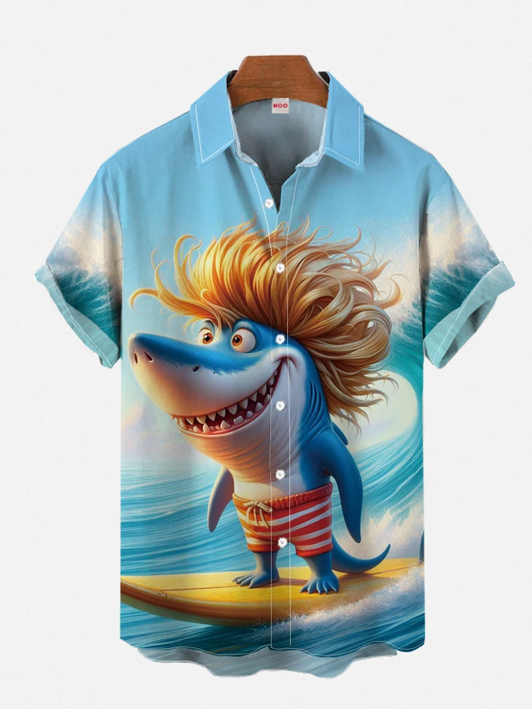Hawaiian Funny Animals Smiling Furry Cat Printing Short Sleeve Shirts For Men Clothes Casual Shirt Vacation Blouses Tops
Hawaiian Funny Animals Smiling Furry Cat Printing Short Sleeve Shirts For Men Clothes Casual Shirt Vacation Blouses Tops