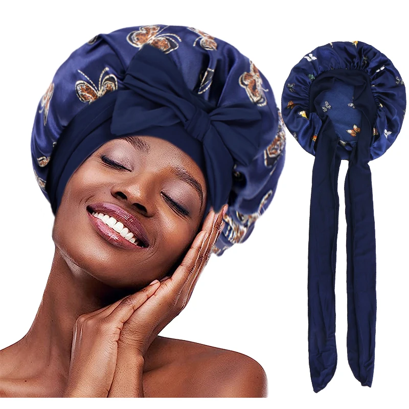 New Women print Satin Sleeping Cap Silky Nightcap Bonnet With Headband Adjustable Night Sleep Cap Soft Headcover Shower Turban
New Women print Satin Sleeping Cap Silky Nightcap Bonnet With Headband Adjustable Night Sleep Cap Soft Headcover Shower Turban