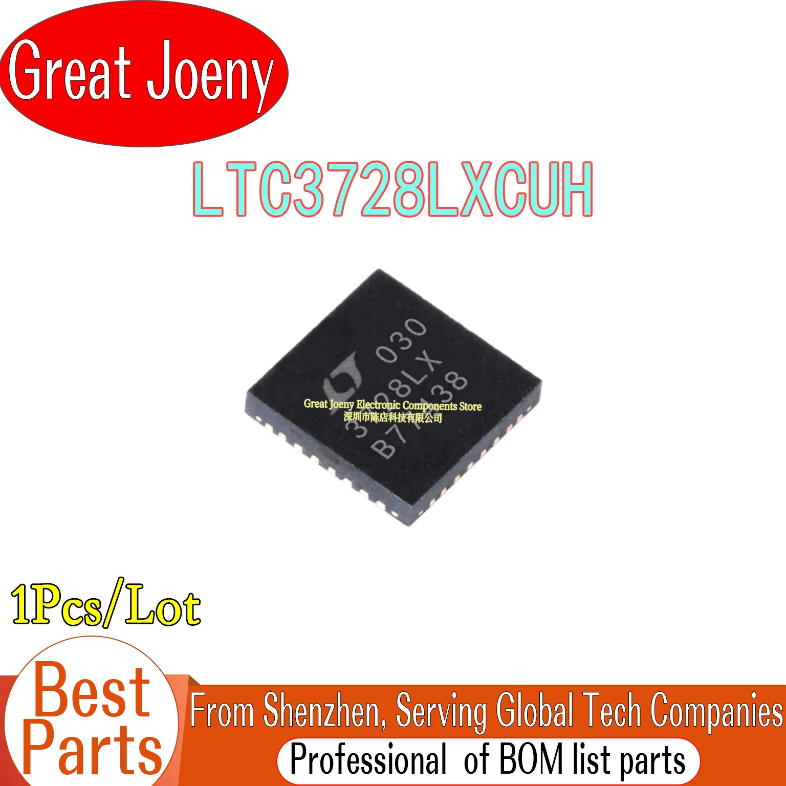 100% New Original 3728LX LTC3728LXCUH LTC3728 IC Chipset QFN-32
100% New Original 3728LX LTC3728LXCUH LTC3728 IC Chipset QFN-32
