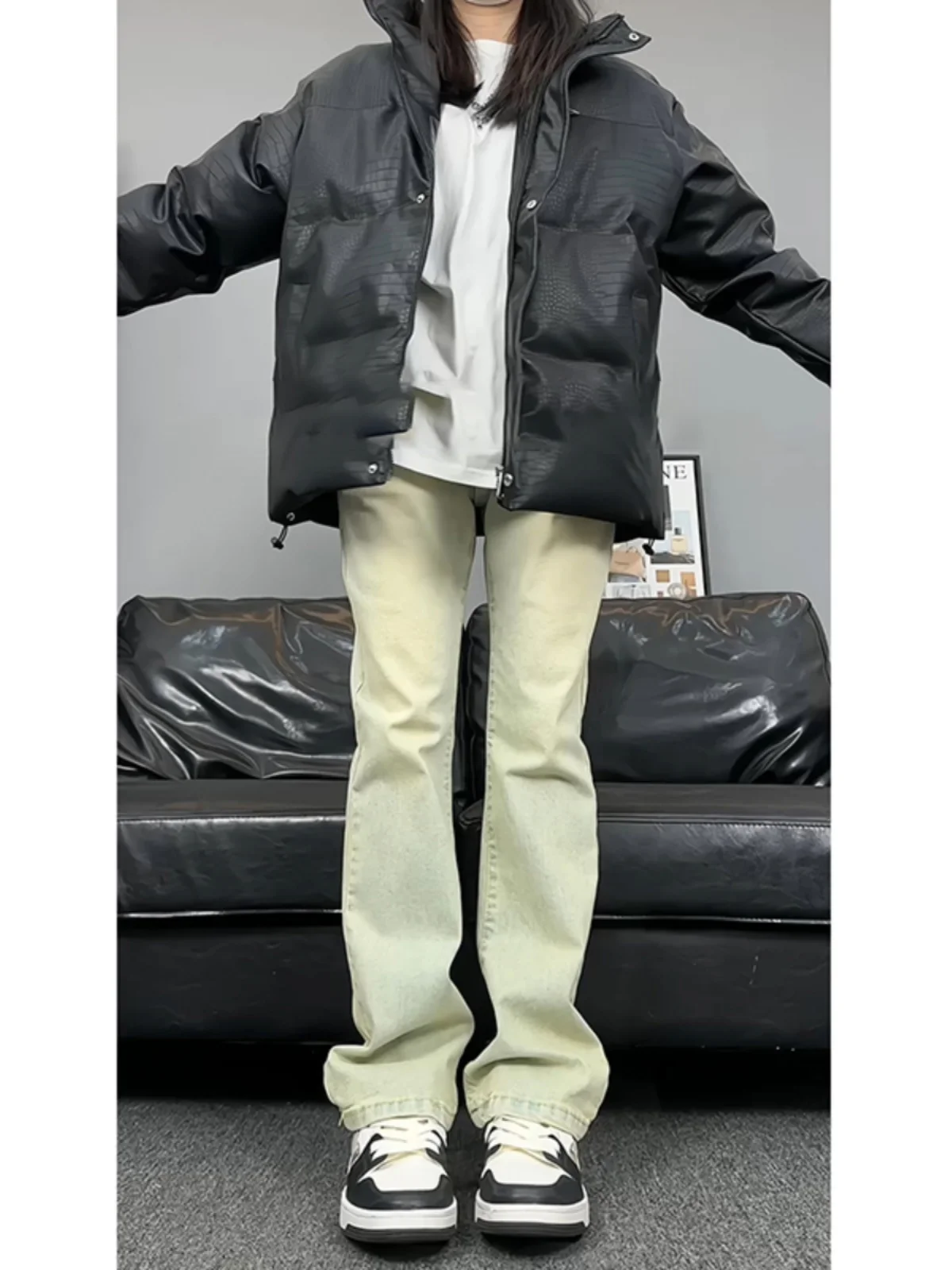 High Waist Fce Lined Jeans Men's High Elastici Teenagers Autumn Winter Straight Leg Jeans Youthful Sle Thiened Cotto...
High Waist Fce Lined Jeans Men's High Elastici Teenagers Autumn Winter Straight Leg Jeans Youthful Sle Thiened Cotto...