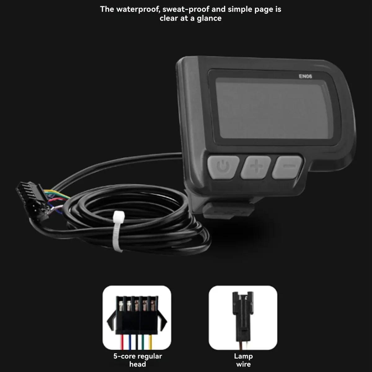 X07A EN06 LCD Electric Bike Display Meter 35A 36V/48V/52V Sine Wave Controller Kit for Scooter E-Bike Modification
X07A EN06 LCD Electric Bike Display Meter 35A 36V/48V/52V Sine Wave Controller Kit for Scooter E-Bike Modification