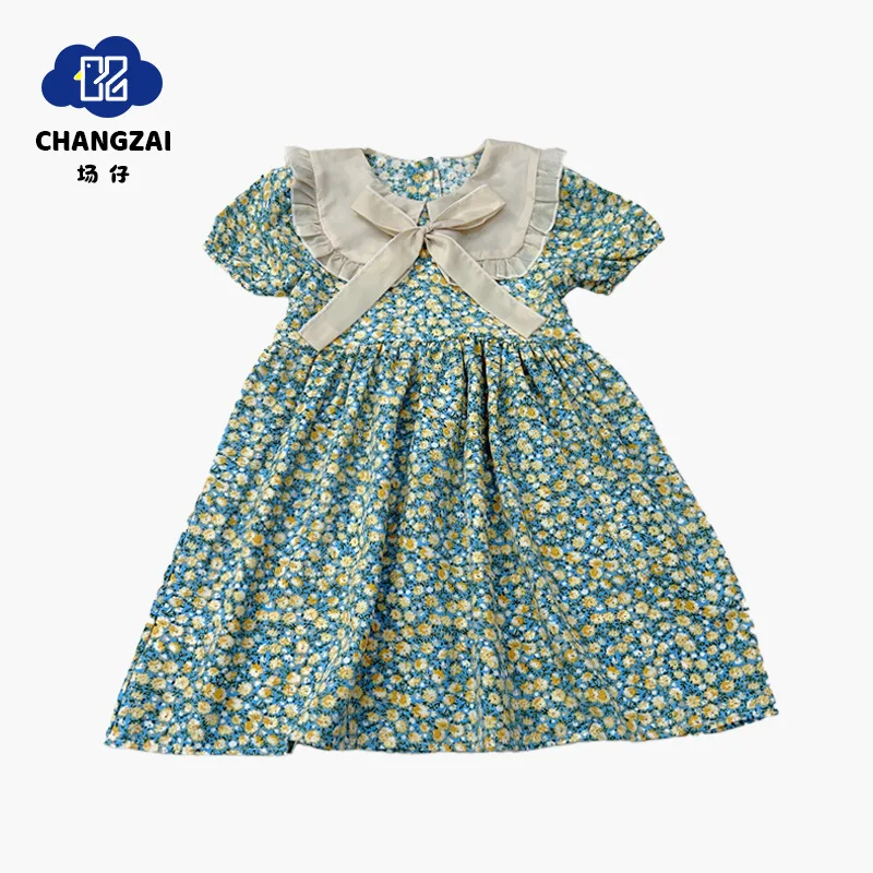 Girls' Floral Dress Ice Silk Chiffon Summer New Fashionable Children's Dress One Piece Wholesale
Girls' Floral Dress Ice Silk Chiffon Summer New Fashionable Children's Dress One Piece Wholesale