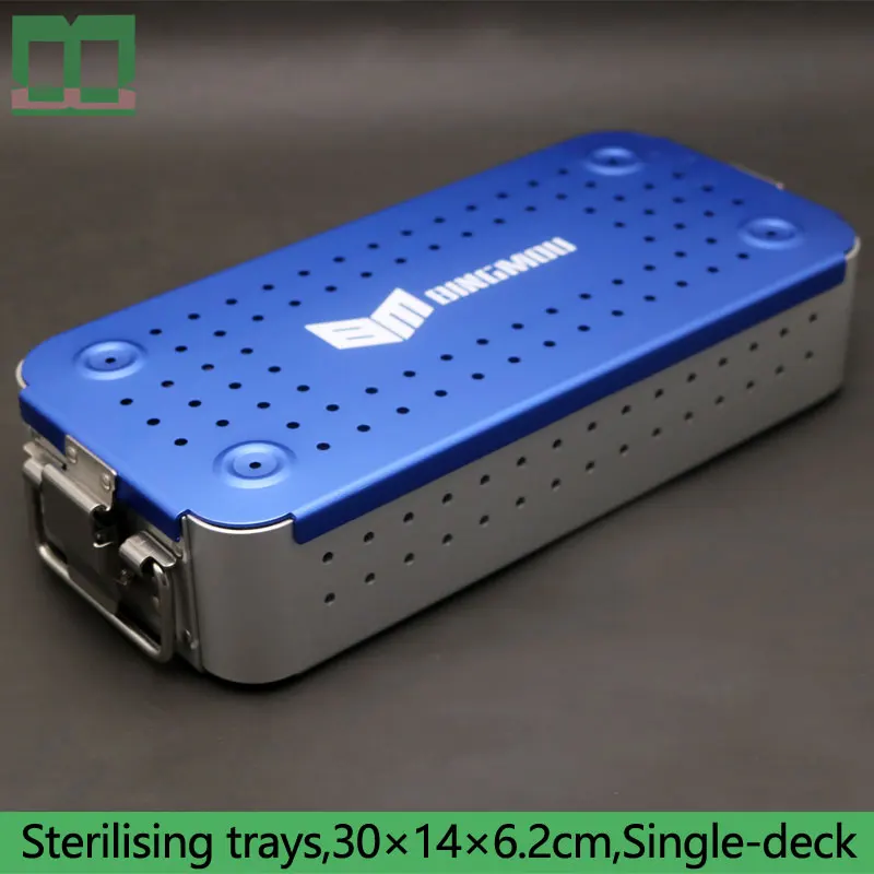 Sterilising trays 30*14*6.2cm aluminium alloy single-deck surgical operating instrument the sterilization box
Sterilising trays 30*14*6.2cm aluminium alloy single-deck surgical operating instrument the sterilization box
