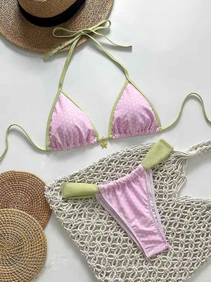 Vzvn Sexy Lace Up Polka Dot Bikinis Women Split Swimsuit Beach Bikini 2026 New All Season Backless Vacation Bikinis 2 Piece Set
Vzvn Sexy Lace Up Polka Dot Bikinis Women Split Swimsuit Beach Bikini 2026 New All Season Backless Vacation Bikinis 2 Piece Set
