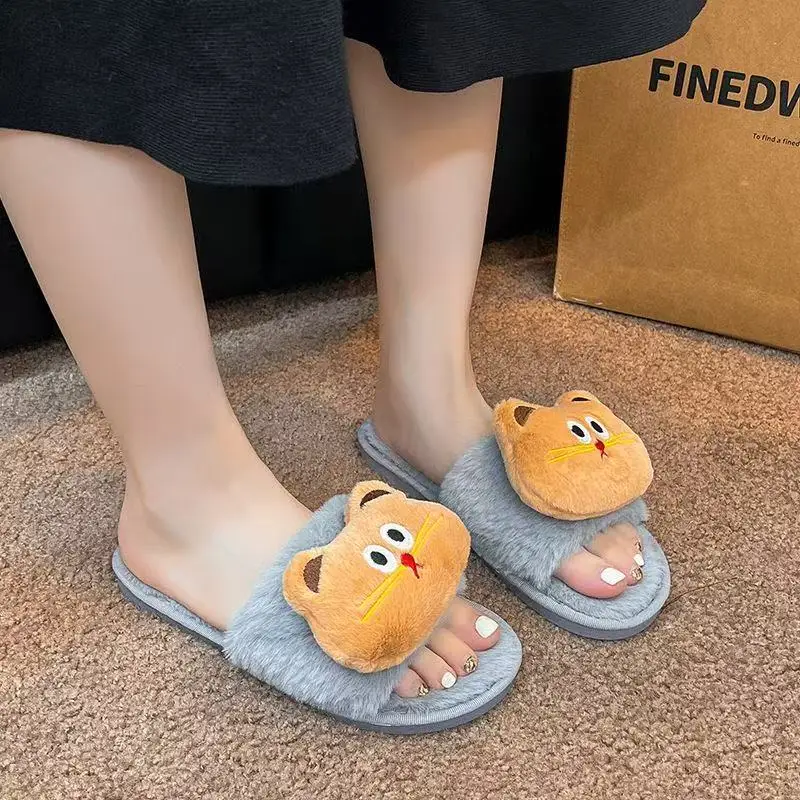 real photos 2025 autumn winter new Couple Home Female Cute cat doll Bathroom Anti Slip fashion women warm black cotton Slippers
real photos 2025 autumn winter new Couple Home Female Cute cat doll Bathroom Anti Slip fashion women warm black cotton Slippers
