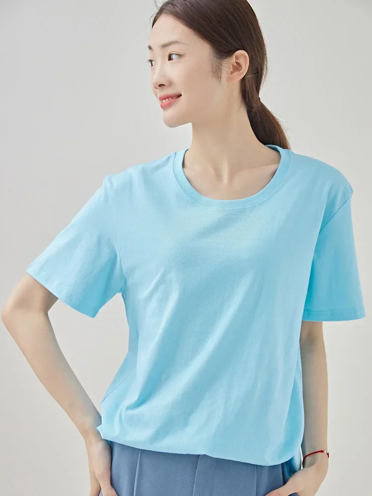 Pop 100% Pure Cotton Short-Sleeved T-Shirt Is Casual And Versatile For Both Men And Women With A Solid Color Base 200g XM2307
Pop 100% Pure Cotton Short-Sleeved T-Shirt Is Casual And Versatile For Both Men And Women With A Solid Color Base 200g XM2307