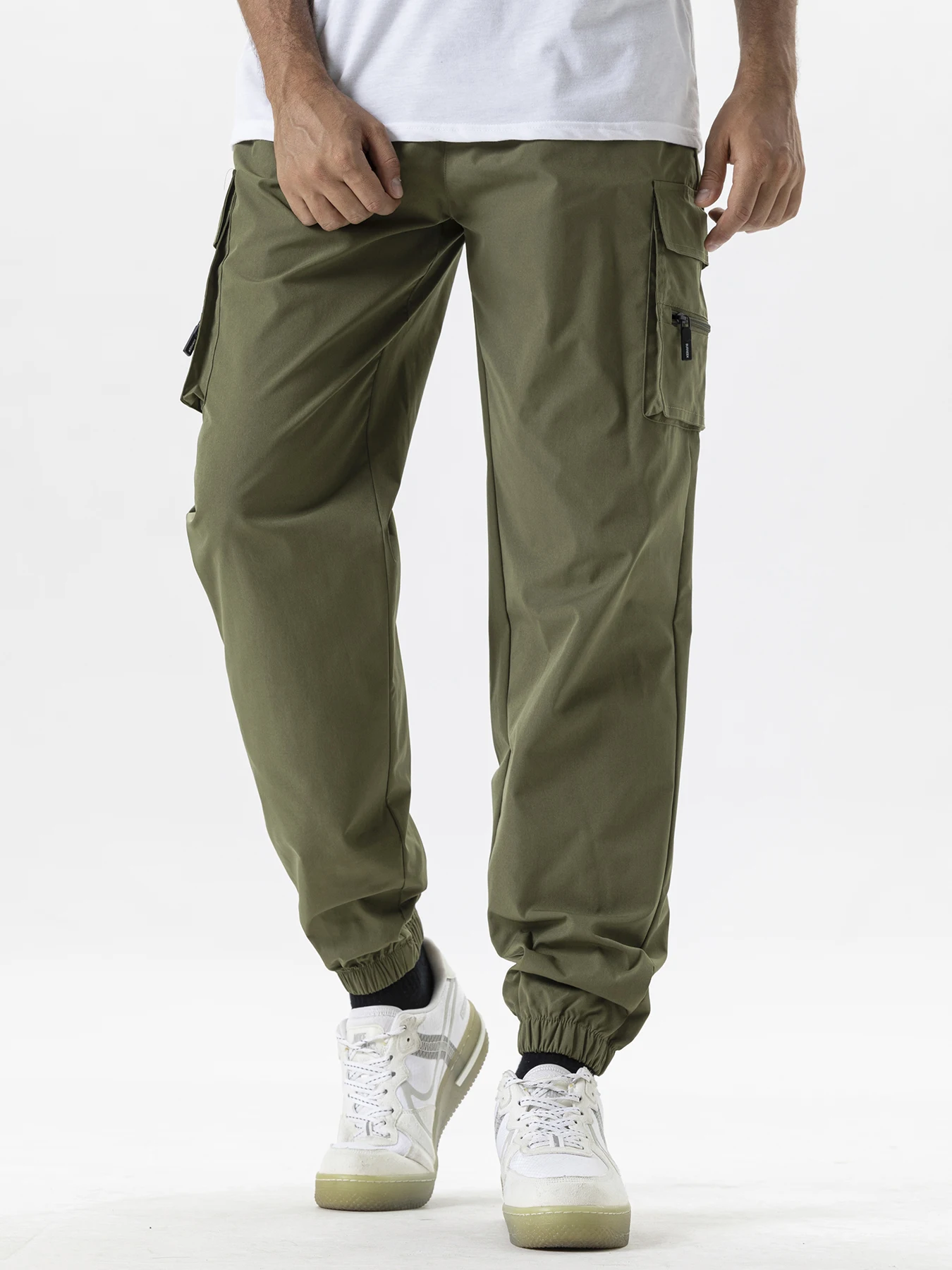 Mens Light Woven Zipper Pocket Cargo Jogger Pants Full Elastic Waist Cuff Wrinkle Free Shrink Resistant Outdoor Street Casual
Mens Light Woven Zipper Pocket Cargo Jogger Pants Full Elastic Waist Cuff Wrinkle Free Shrink Resistant Outdoor Street Casual