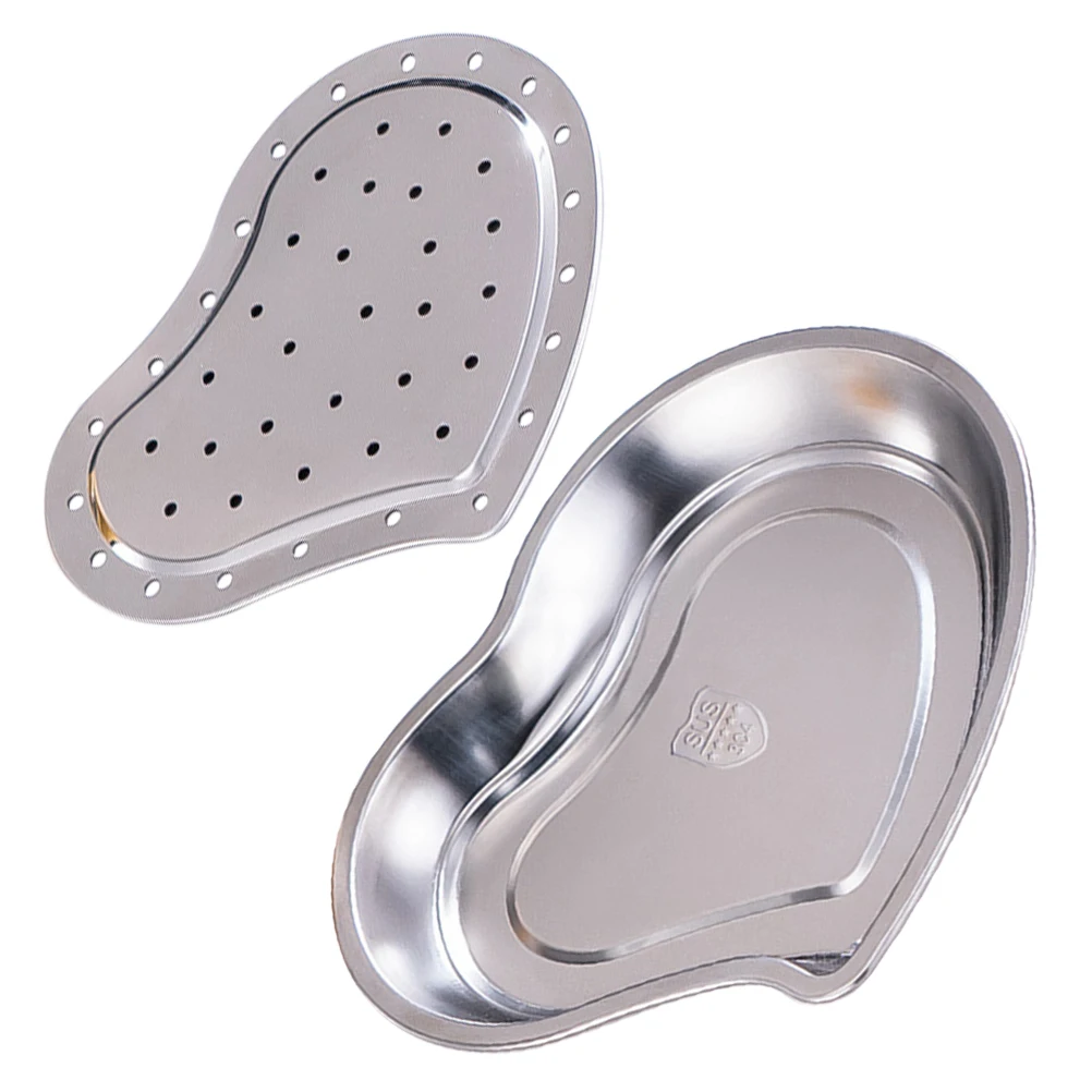 Stainless Steel Dumpling Plate Round Chip Storage Double Layer Draining Healthy Easy Clean Snack Sushi Dessert Fries Kitchen
Stainless Steel Dumpling Plate Round Chip Storage Double Layer Draining Healthy Easy Clean Snack Sushi Dessert Fries Kitchen