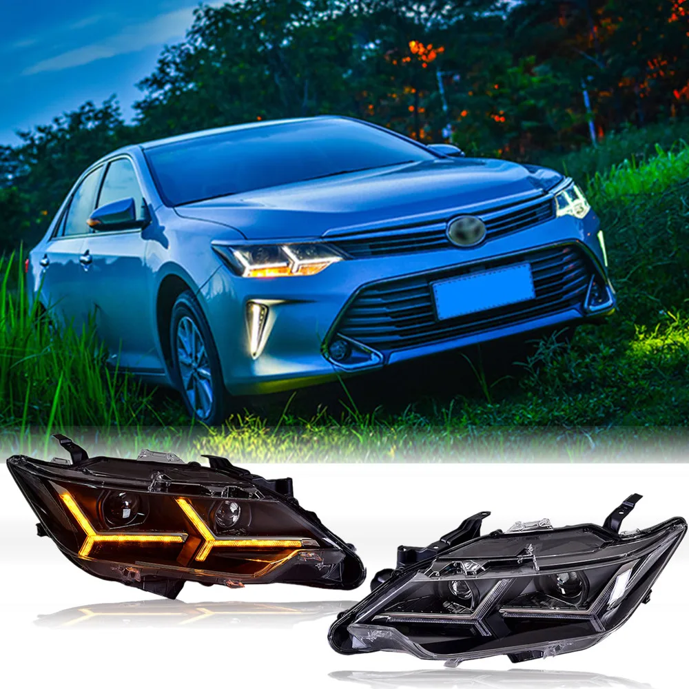 Car Headlight For Toyota Camry 2015 2016 2017 Accessories Dual Beam Lens Led DRL Turn Signal Light Headlamp Assembly
Car Headlight For Toyota Camry 2015 2016 2017 Accessories Dual Beam Lens Led DRL Turn Signal Light Headlamp Assembly