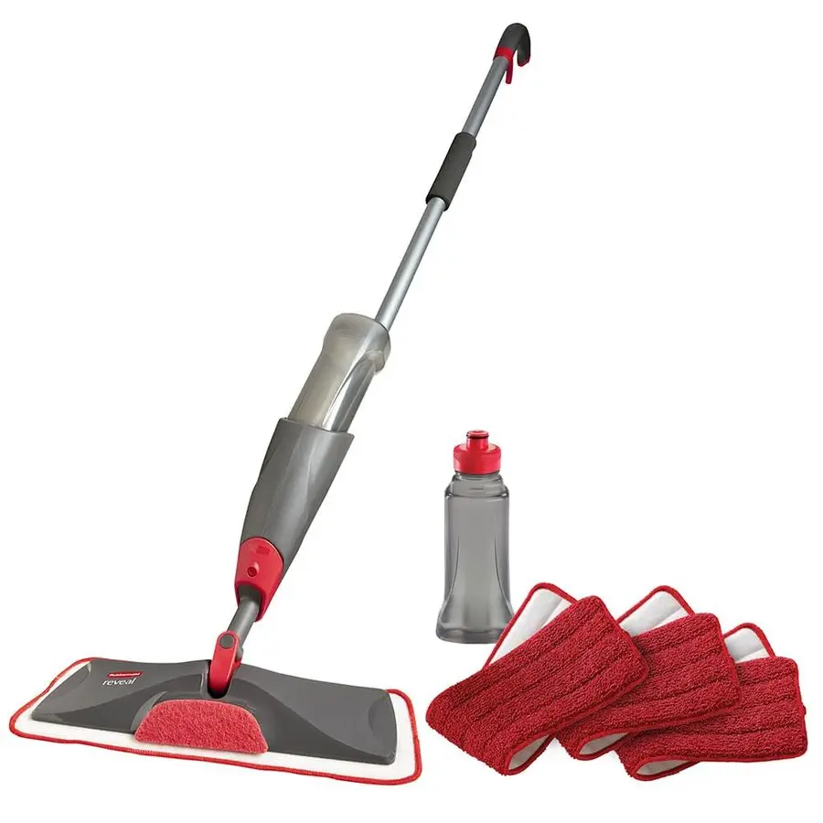 Reveal Spray Mop Floor Cleaning Kit, 3 Reusable Microfiber Wet Pads, 1 Refillable Bottle, Cordless, MultiSurface Mopping for All
Reveal Spray Mop Floor Cleaning Kit, 3 Reusable Microfiber Wet Pads, 1 Refillable Bottle, Cordless, MultiSurface Mopping for All