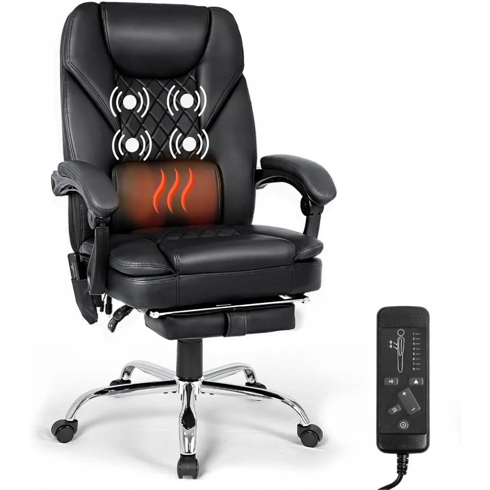 400lbs Executive Leather Office Chair with Ergonomic Design and Reclining Function - Comfortable Computer Desk Chair
400lbs Executive Leather Office Chair with Ergonomic Design and Reclining Function - Comfortable Computer Desk Chair