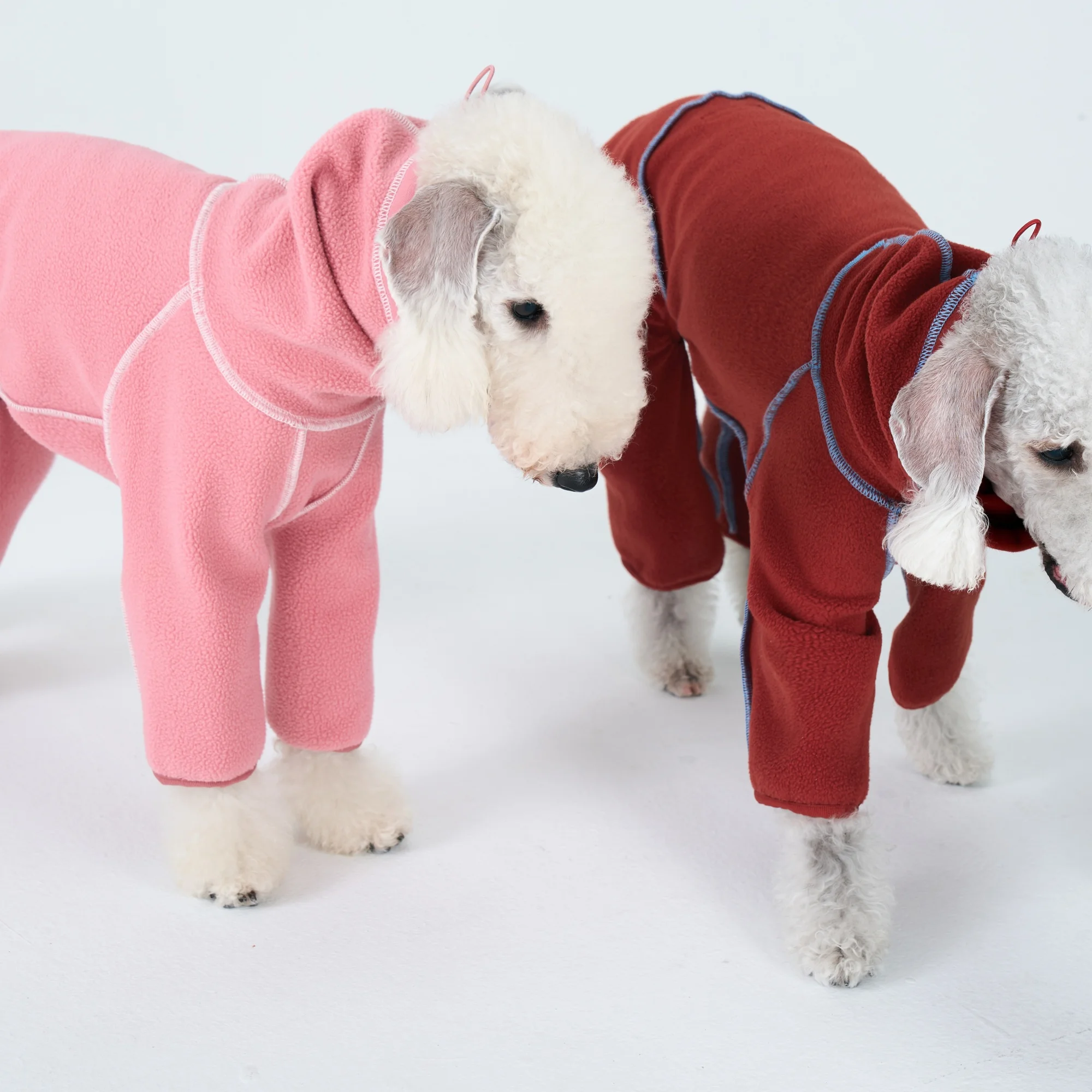 Four-legged Winter Fleece Sweatshirt for Mid Dogs Soft Warm Adjustable High-Neck Contrast Coat for Whippet Bedlington in Autumn
Four-legged Winter Fleece Sweatshirt for Mid Dogs Soft Warm Adjustable High-Neck Contrast Coat for Whippet Bedlington in Autumn