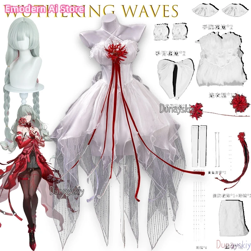 Wuthering Waves Phrolova Косплей 코스프레 Парик Платье Головные уборы Рукава Реквизит Полный комплект для женщин Девочек Fractsidus Хэллоуин Карнавал
Wuthering Waves Phrolova Косплей 코스프레 Парик Платье Головные уборы Рукава Реквизит Полный комплект для женщин Девочек Fractsidus Хэллоуин Карнавал