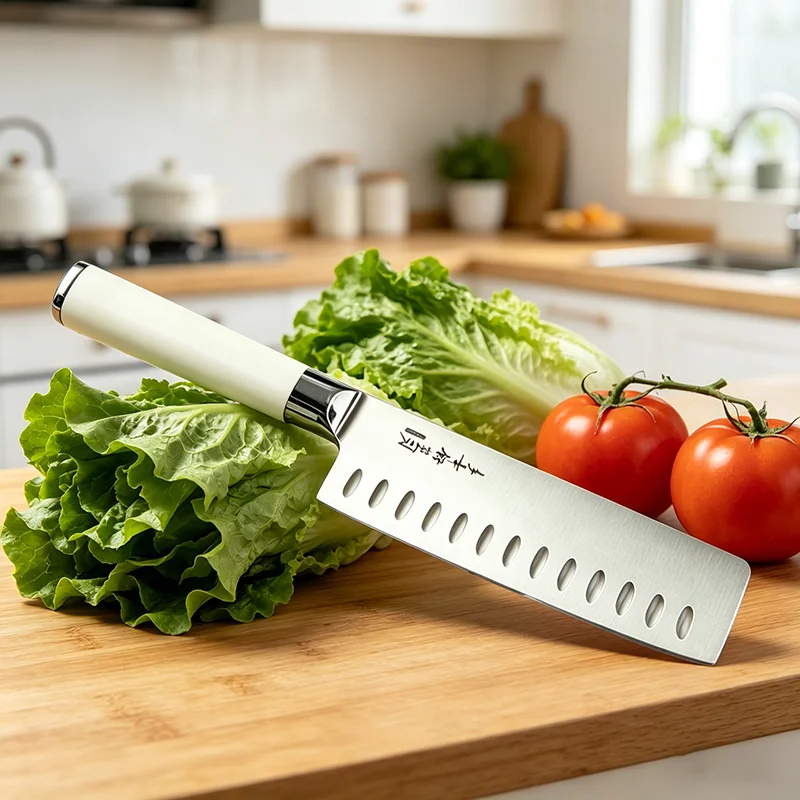 6.9 Inch Nakiri Knife 5Cr15MoV Stainless Steel Blade ABS Handle Chef Slicing Vegetables Cleaver Meat Kitchen Knife Cooking Tools
6.9 Inch Nakiri Knife 5Cr15MoV Stainless Steel Blade ABS Handle Chef Slicing Vegetables Cleaver Meat Kitchen Knife Cooking Tools