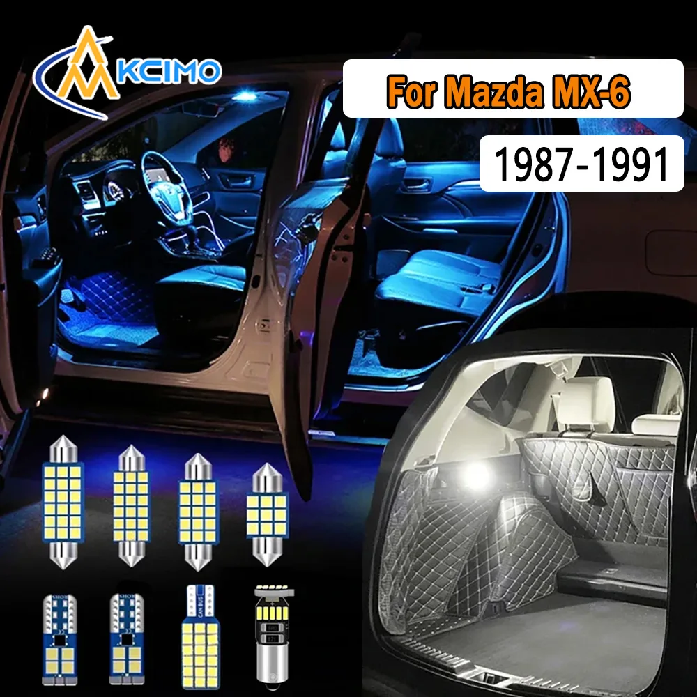 Bright Dome Map Door Lights CANBUS Error-Free LED Interior Lighting Kit Car For Mazda MX-6 1987-1991 1988 1989 Easy Install
Bright Dome Map Door Lights CANBUS Error-Free LED Interior Lighting Kit Car For Mazda MX-6 1987-1991 1988 1989 Easy Install