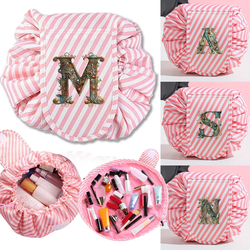 Makeup Bag Cosmetic Bag Women Drawstring Cosmetic Pouch Graphic Letter Printing Series Portable Waterproof Toiletry Beauty Case
Makeup Bag Cosmetic Bag Women Drawstring Cosmetic Pouch Graphic Letter Printing Series Portable Waterproof Toiletry Beauty Case