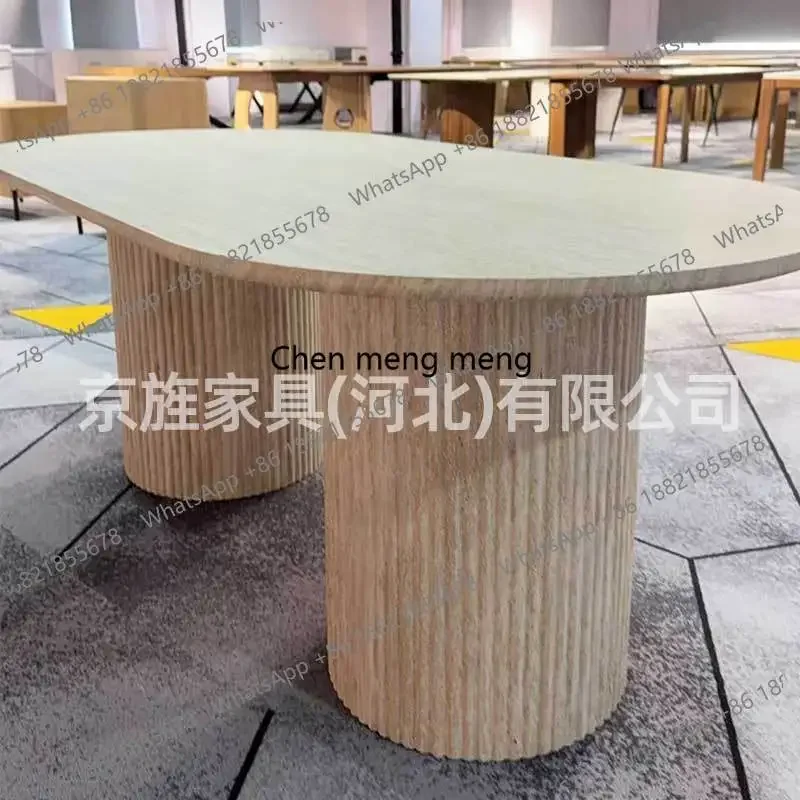 Новинка: Европейский овальный семейный обеденный стол. Современная минималистичная дизайнерская мебель для ресторанов. Креативная мебель для B&B Log Fengdao Terrace.
Новинка: Европейский овальный семейный обеденный стол. Современная минималистичная дизайнерская мебель для ресторанов. Креативная мебель для B&B Log Fengdao Terrace.