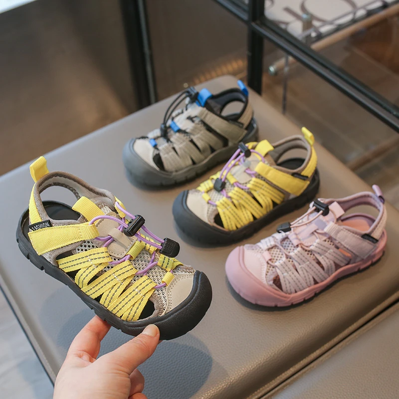 Kids Closed Toe Sandals Summer Unisex Patchwork Boys Girls Sports Sandals Outdoor Non-slip Breathable Children's Running Shoes
Kids Closed Toe Sandals Summer Unisex Patchwork Boys Girls Sports Sandals Outdoor Non-slip Breathable Children's Running Shoes