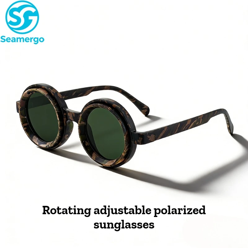 ND9 Adjustable Dimming Sunglasses Polarized Small Frame Round Steampunk Men Light-Reducing Sun Glasses for Fishing Driving UV400
ND9 Adjustable Dimming Sunglasses Polarized Small Frame Round Steampunk Men Light-Reducing Sun Glasses for Fishing Driving UV400
