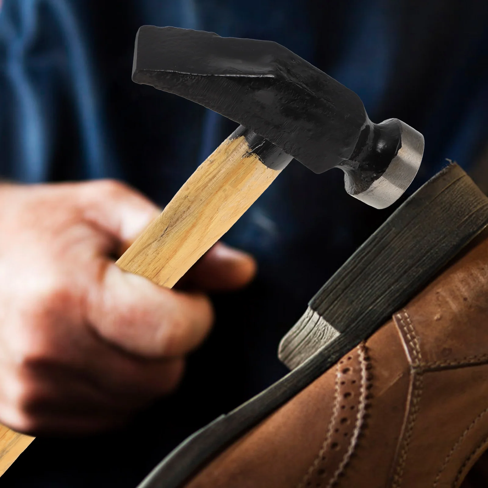 Wooden Handle Hammer Shoe Repair Tack Small Tool Gadgets Lightweight Durable Rustproof Portable Shoemaker
Wooden Handle Hammer Shoe Repair Tack Small Tool Gadgets Lightweight Durable Rustproof Portable Shoemaker