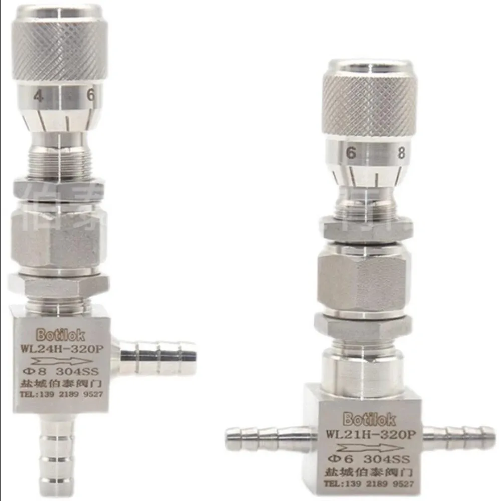 4mm 6mm 8mm 10mm 12mm Hose Barb Tail Straight Right Angle 304 Stainless Steel Micro Regulating Metering Needle Valve Water Gas
4mm 6mm 8mm 10mm 12mm Hose Barb Tail Straight Right Angle 304 Stainless Steel Micro Regulating Metering Needle Valve Water Gas