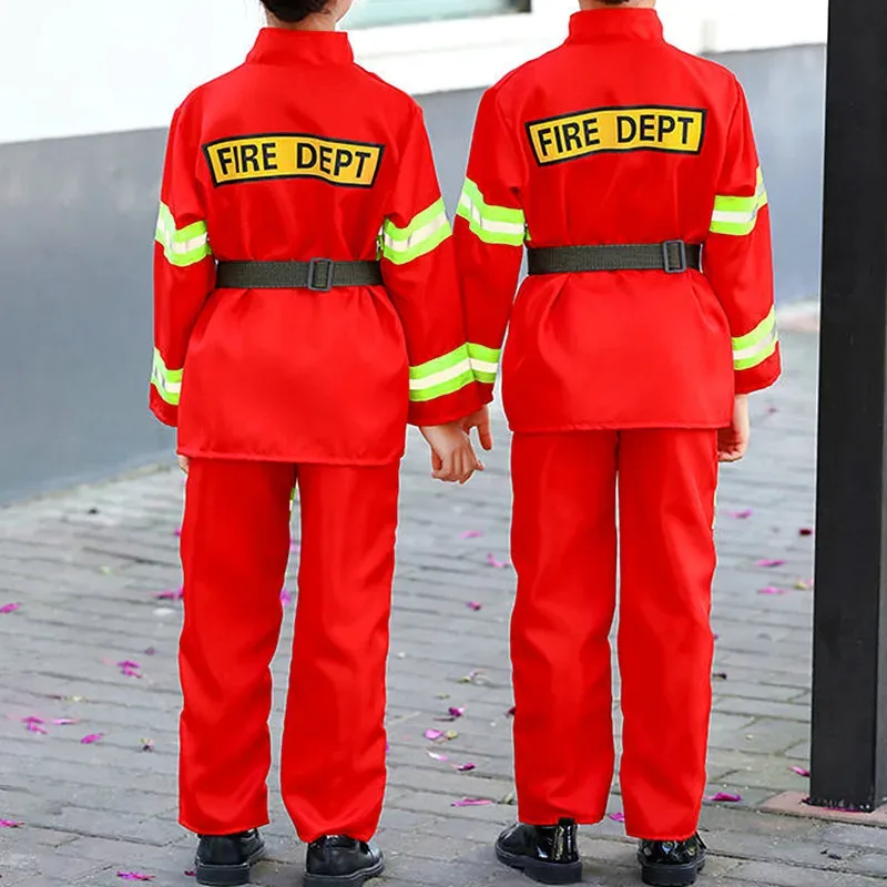 CyBoy's Professional Fire Fighter Clothing with Accessories Set - Realistic Fireman Jacket & Pants Outfit with Reflective Stripe
CyBoy's Professional Fire Fighter Clothing with Accessories Set - Realistic Fireman Jacket & Pants Outfit with Reflective Stripe