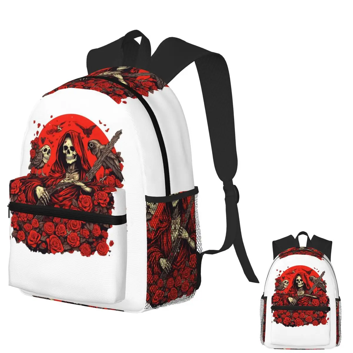 Nuestra Senora De La Santa Muerte Mother Of Death Student Backpack School Bag Hiking Travel Daypack Bookbag Shoulder Bags
Nuestra Senora De La Santa Muerte Mother Of Death Student Backpack School Bag Hiking Travel Daypack Bookbag Shoulder Bags