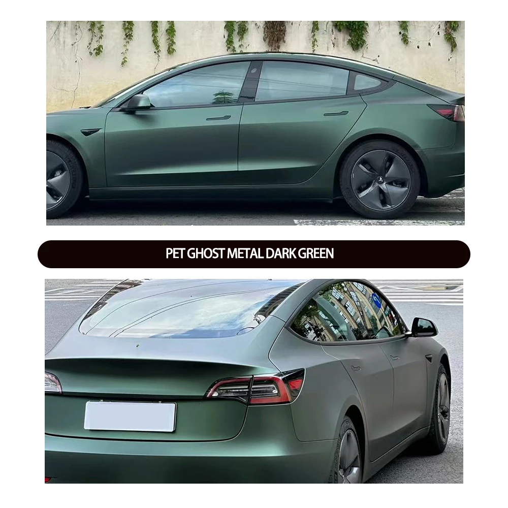 Металлическая виниловая пленка Ghost Dark Green с эффектом изменения цвета для оклейки автомобиля, самоклеящаяся пленка для кузова автомобиля, рулон виниловой пленки
Металлическая виниловая пленка Ghost Dark Green с эффектом изменения цвета для оклейки автомобиля, самоклеящаяся пленка для кузова автомобиля, рулон виниловой пленки