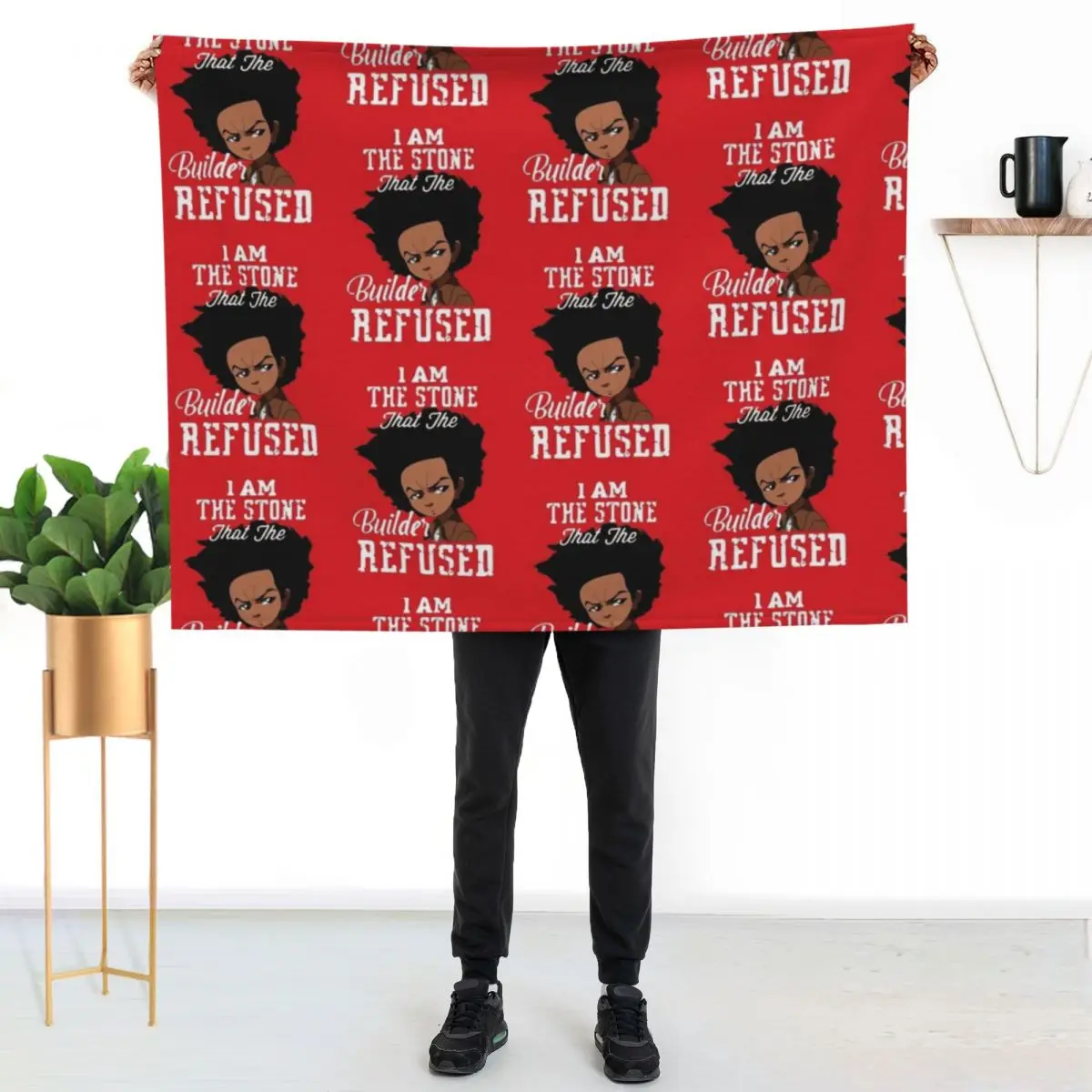 Boondocks funny Throw Blanket Warm Comfortable Blanket for Office Napping
Boondocks funny Throw Blanket Warm Comfortable Blanket for Office Napping